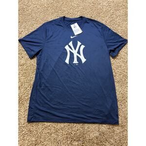 NWT Nike Baseball New York Yankees Dri Fit Tshirt Mens Size XL